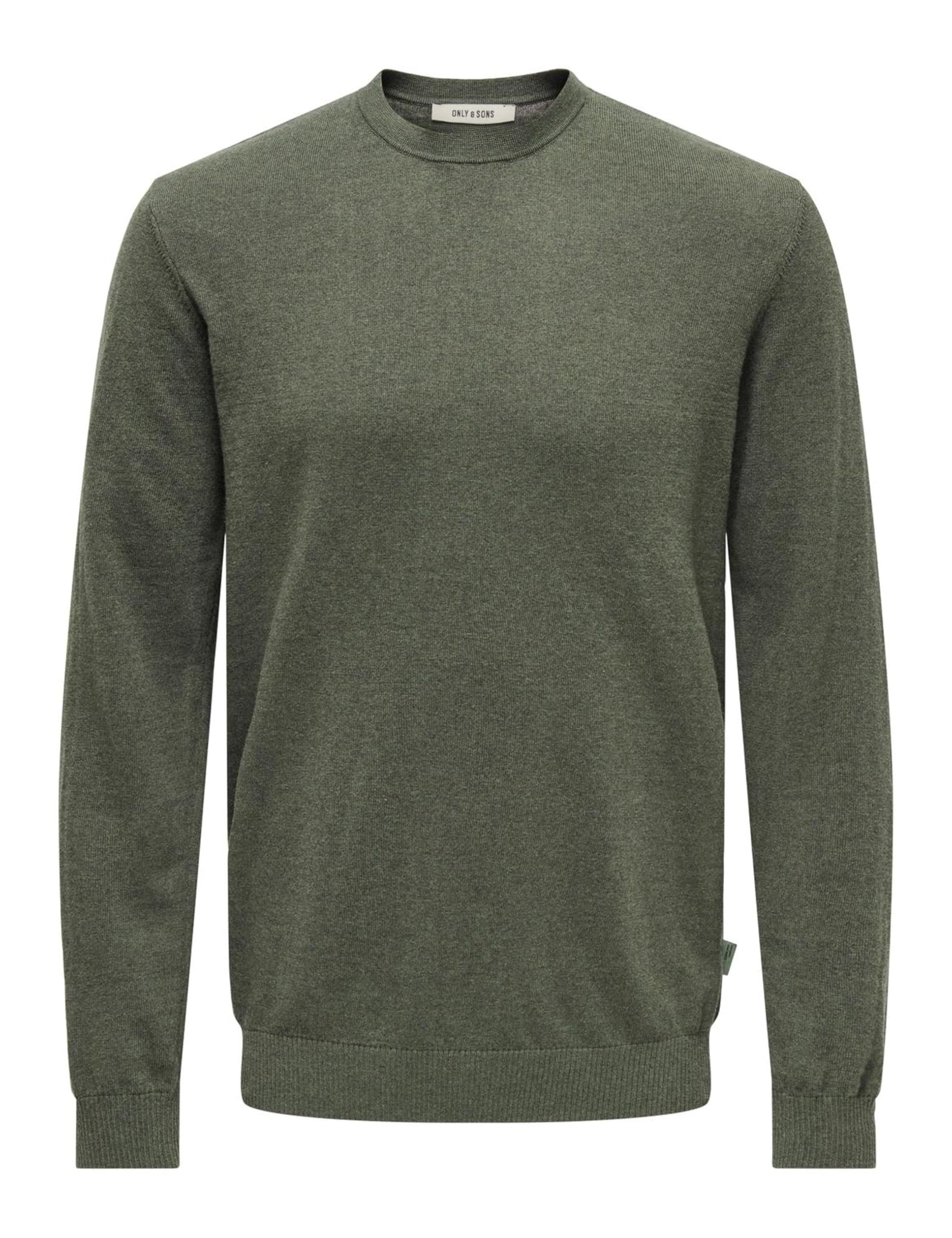 ONLY & SONS ONSLOUI Male Knitted Jumper, Castor Gray, XL