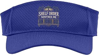 Shelf Order SOOTHES ME Librarian Library Staff Gift Sport Sun Visor
