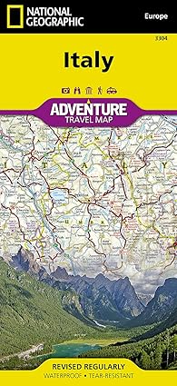 Italy Map (National Geographic Adventure Map, 3304)