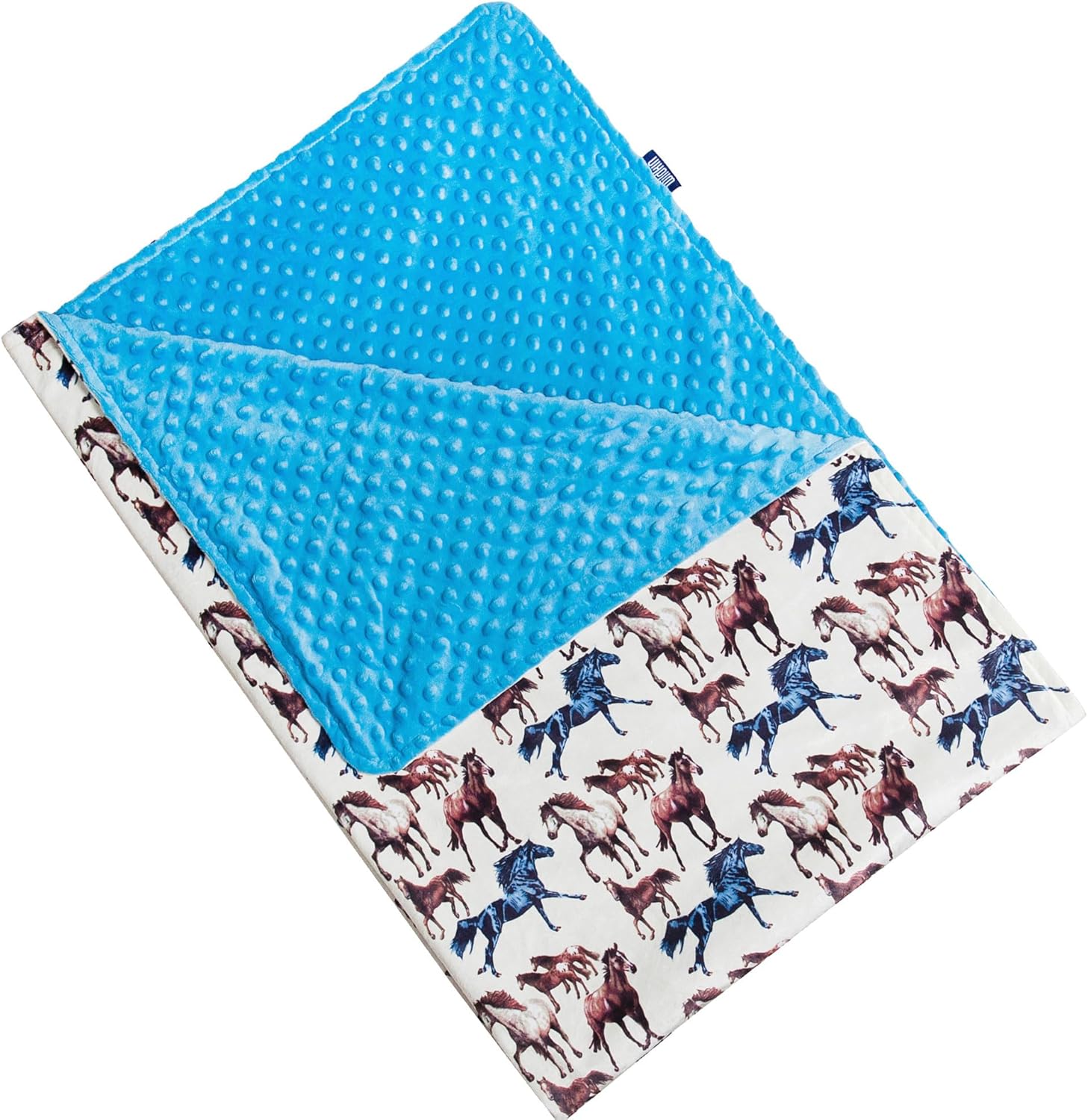 Wildkin Plush Throw Blanket – Soft & Cozy Comfort, Ideal for Toddlers, Travel & Daycare - Horse Dreams