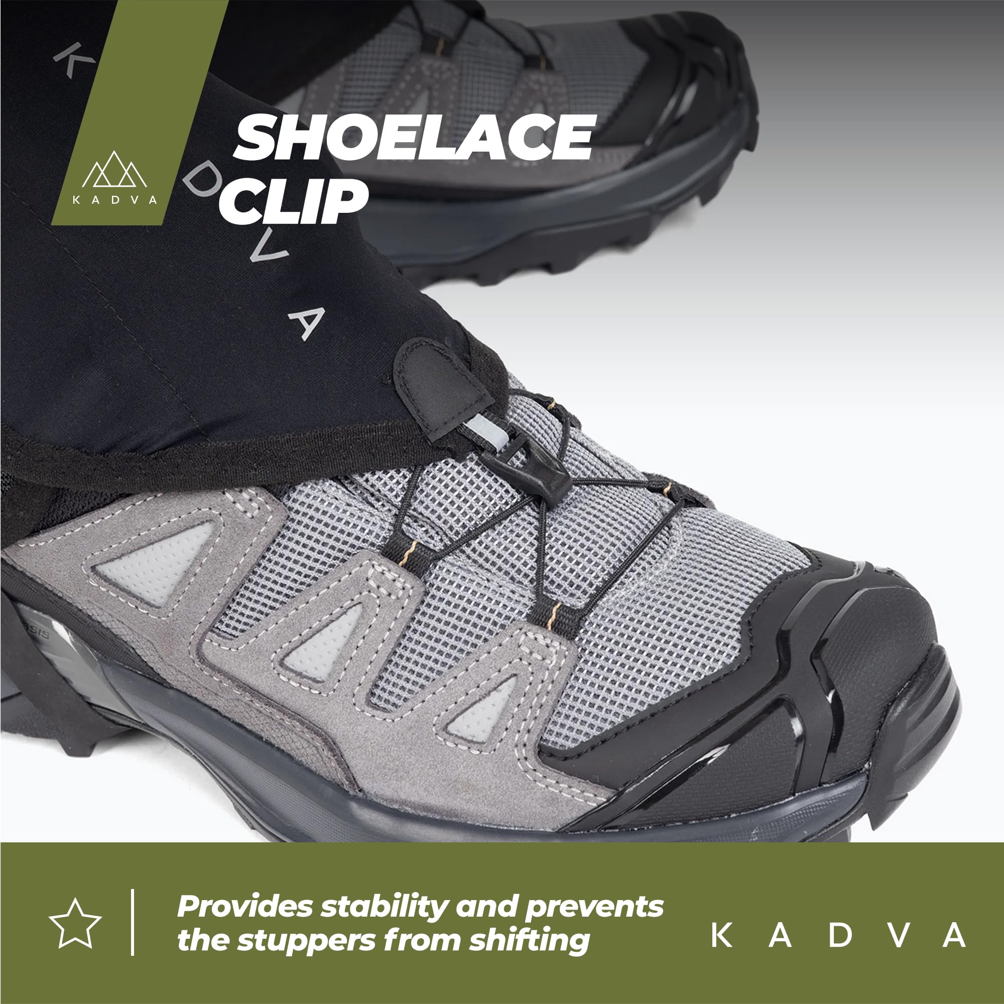 KADVA Nego Polainas de Nieve Adultos Unisex Negro Talla única