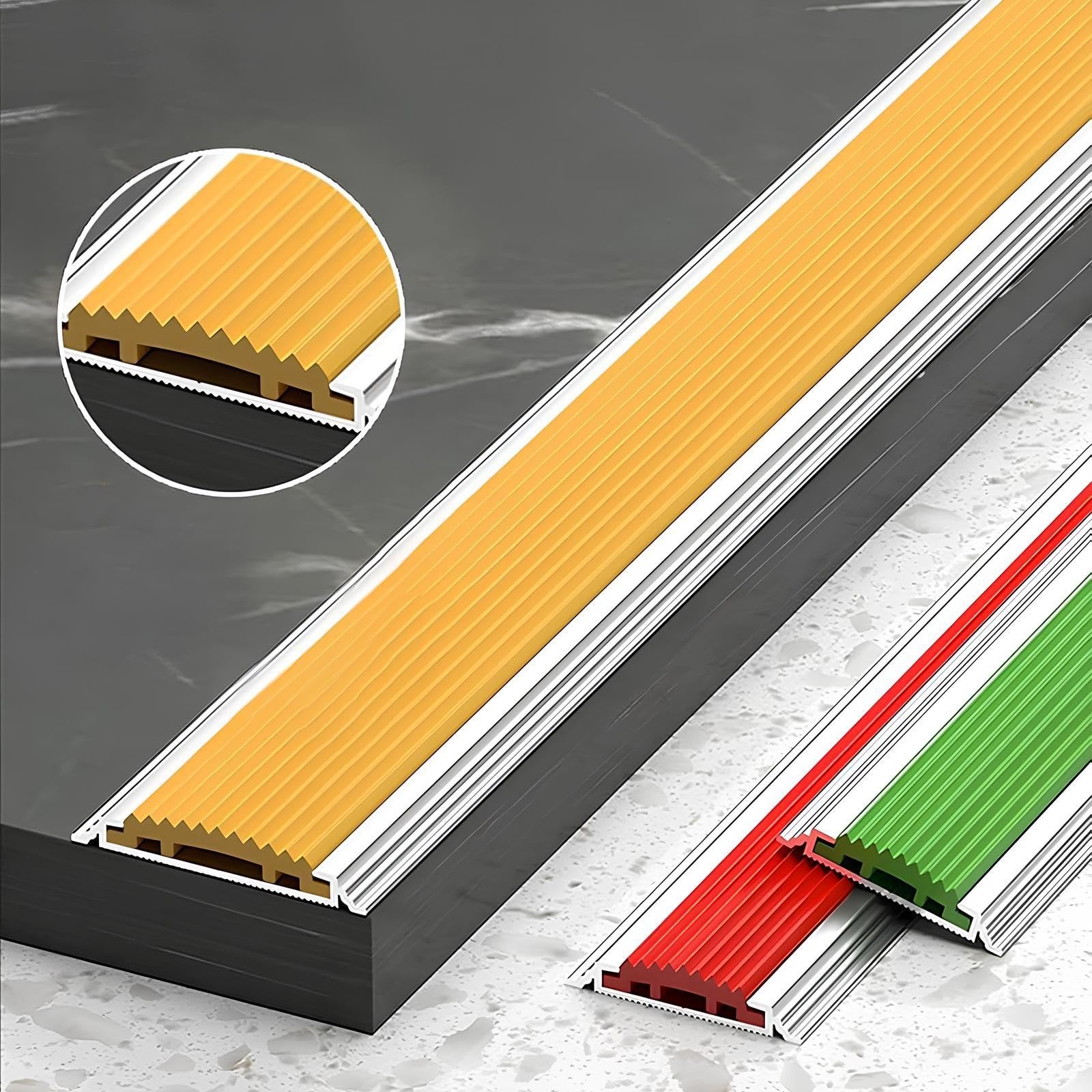 80-150cm Perfil De Borde De Escalera En Aluminio Para Exteriore E Interiore