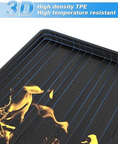 Vista 35 de Powerty Alfombrilla de maletero para Honda Pilot 2016-2021 2022, alfombrillas de carga TPE para todo tipo de clima, forro de carga para asiento