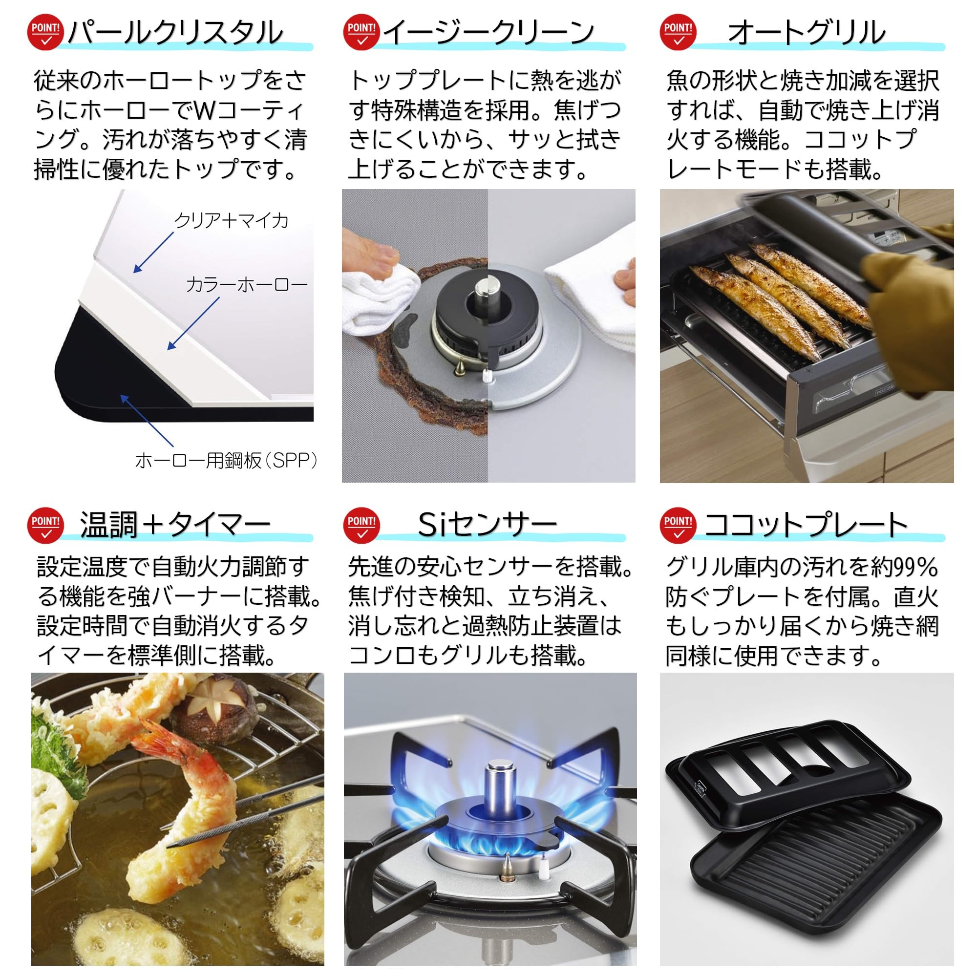 Amazon.co.jp: リンナイ ガステーブル ガスコンロ ラクシエ プロパン