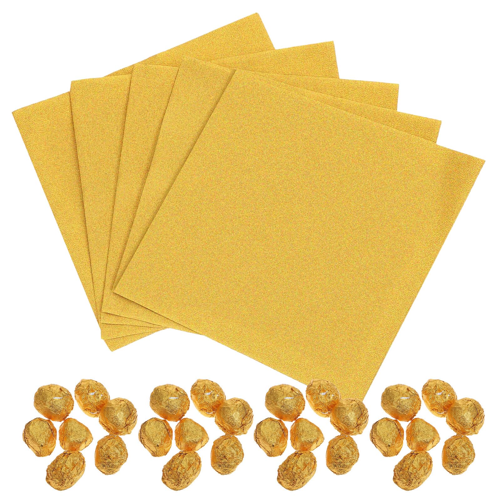 Emballages aluminium pour chocolats de Noël et papier ciré antiadhésif pour bonbons Housoutil