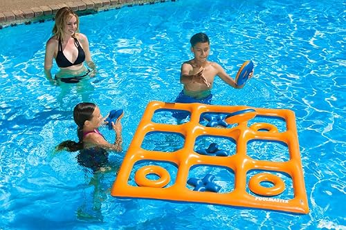 Miniatura 6 de Poolmaster Juego flotante gigante de Tic Tac Toe para piscina y patio trasero