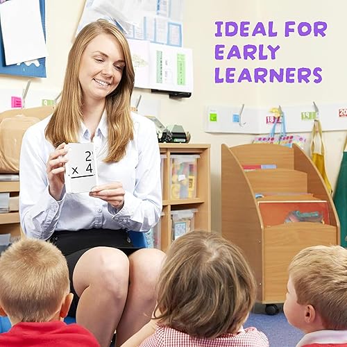 Miniatura 6 de Tarjetas de multiplicación Star Right, 0-12(169 tarjetas) con 2 anillos