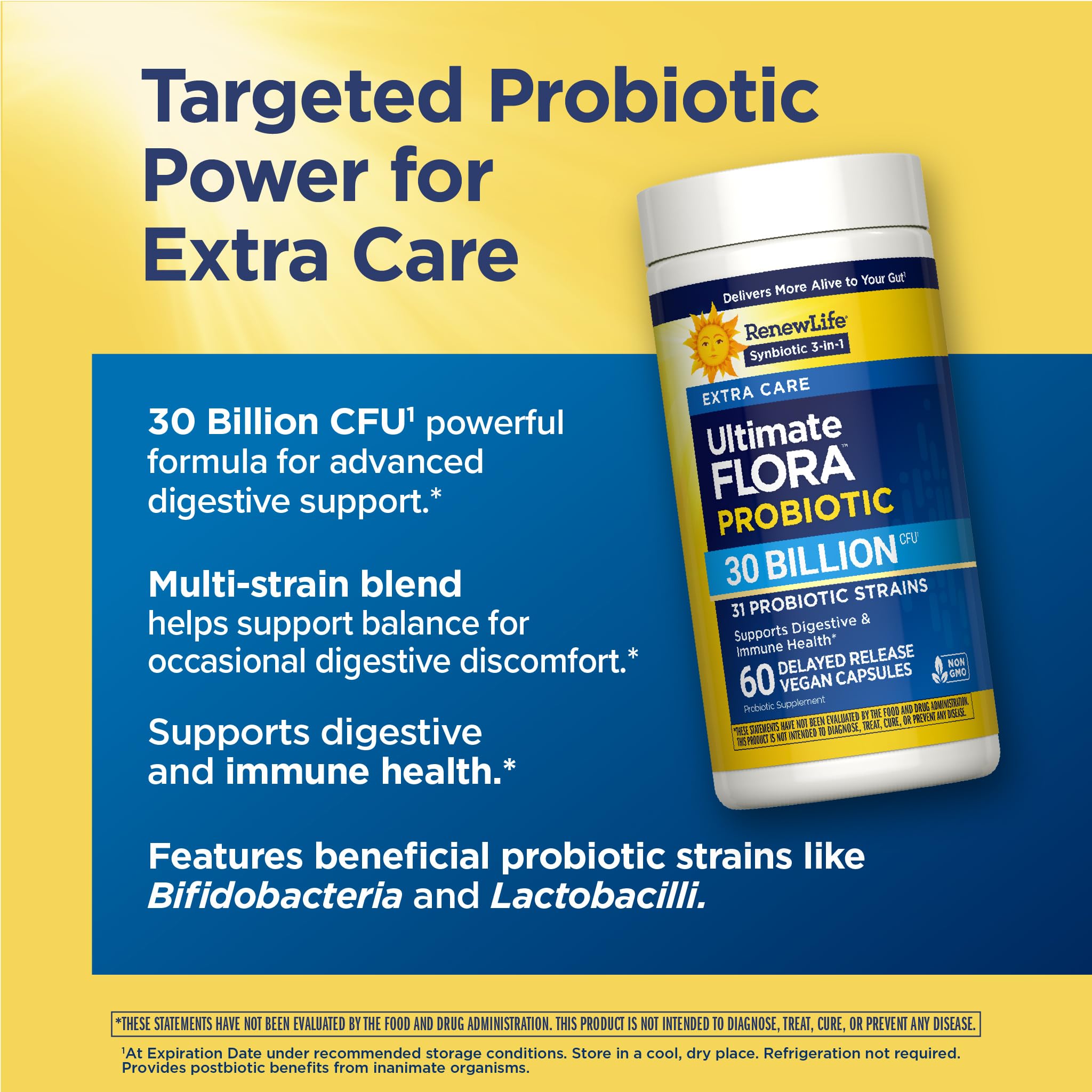 RenewLife Extra Care Ultimate FLORA Probiotic, 60 capsules — Amazon image 5