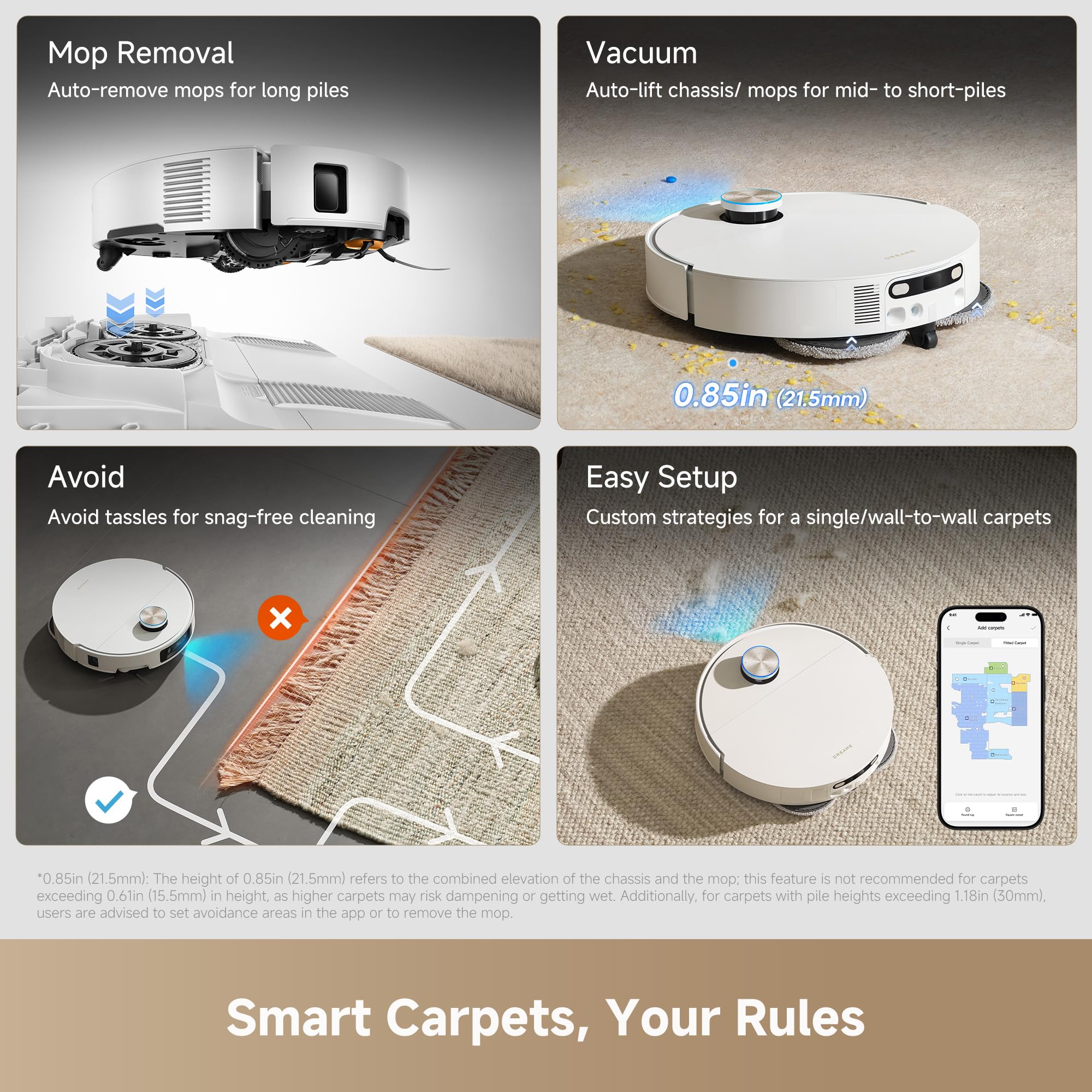 iRobot Roomba 705X Robot Vacuum & Mop Combo, 175x More Suction, Extending Self-Cleaning Roller Mop, Multifunction Dock, 75 Day Self-Emptying, Hot Wash/Dry, AI Obstacle Avoidance, Ideal for Pet Hair product image 21