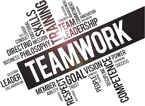 Vinilo adhesivo para pared, diseño de trabajo en equipo, éxito, oficina, decoración de oficina, pegatinas (ig4152) rojo llama