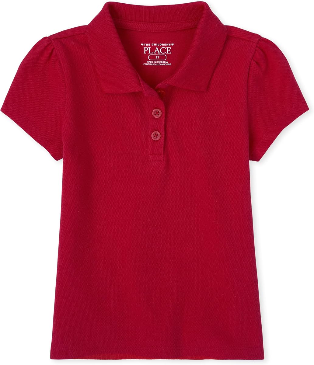 The Children's Place baby-girls And Toddler Short Sleeve Pique Polo