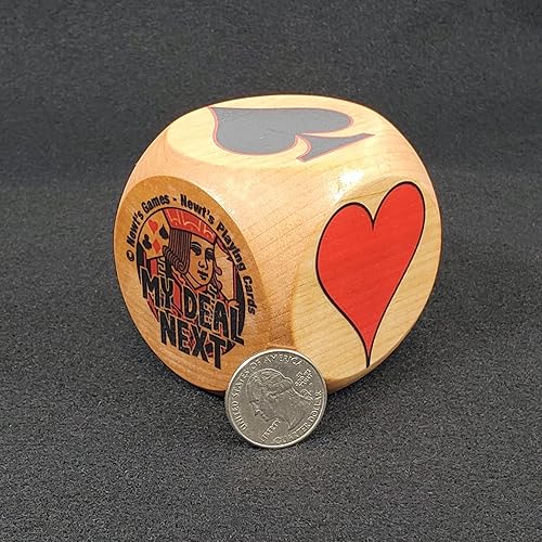 Miniatura 5 de Newt's Playing Cards Marcadorindicador Trump original Trump para Bridge, Euchre, Pinochle y otros juegos de cartas - Pips grandes, marcador grande