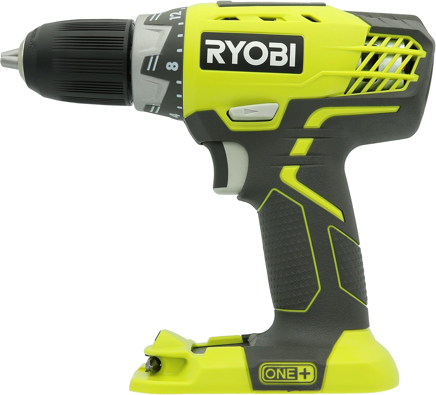 Ryobi P208 One+ 18V Lithium Ion Drill / Driver with 1/2 Inch Keyless Chuck (Batteries Not Included, Power Tool Only) (Renewed)