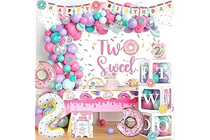 Two Sweet Birthday Decorations Girl