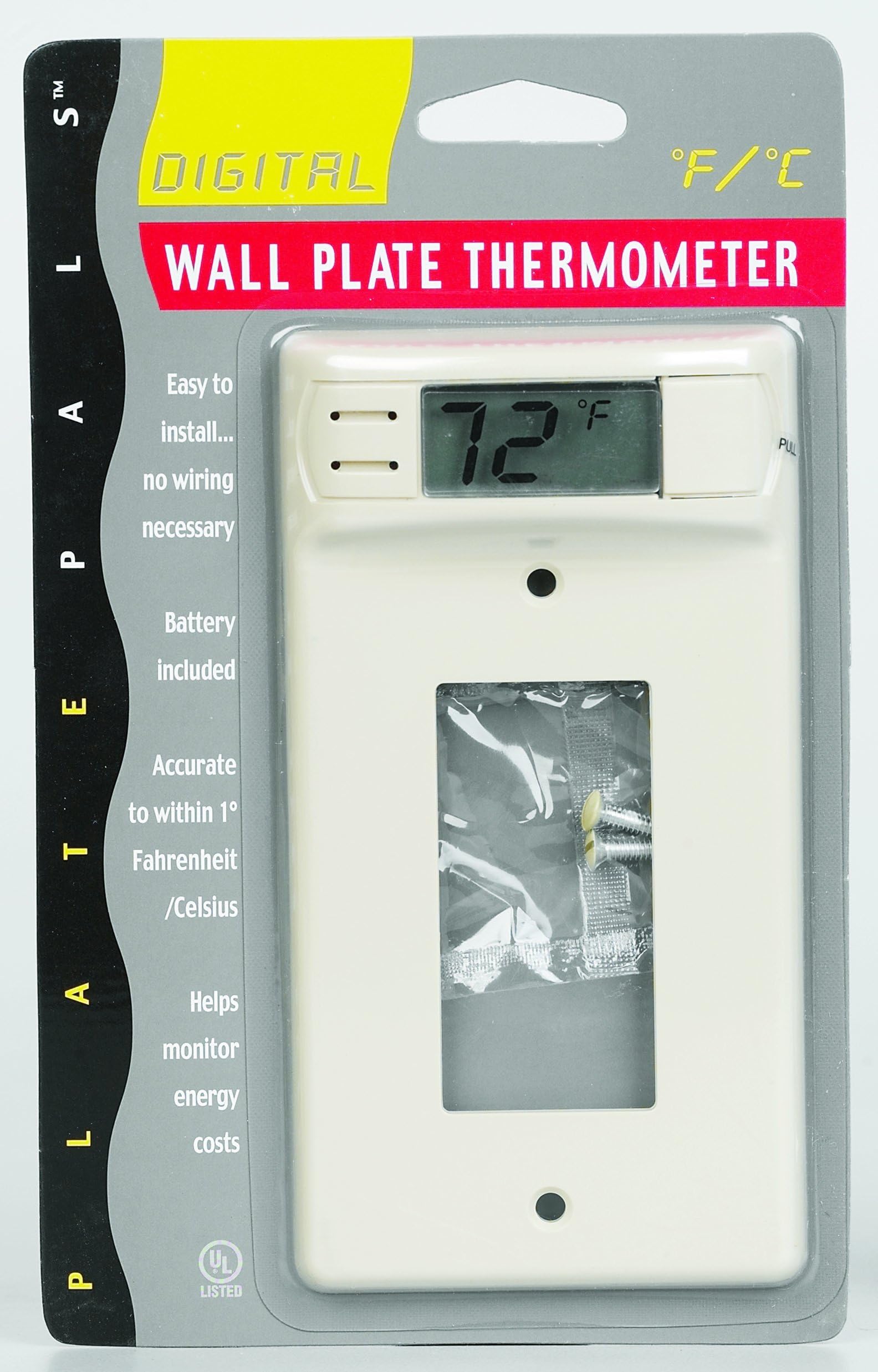 Wall Plate Thermometer Decora-style - Ivory