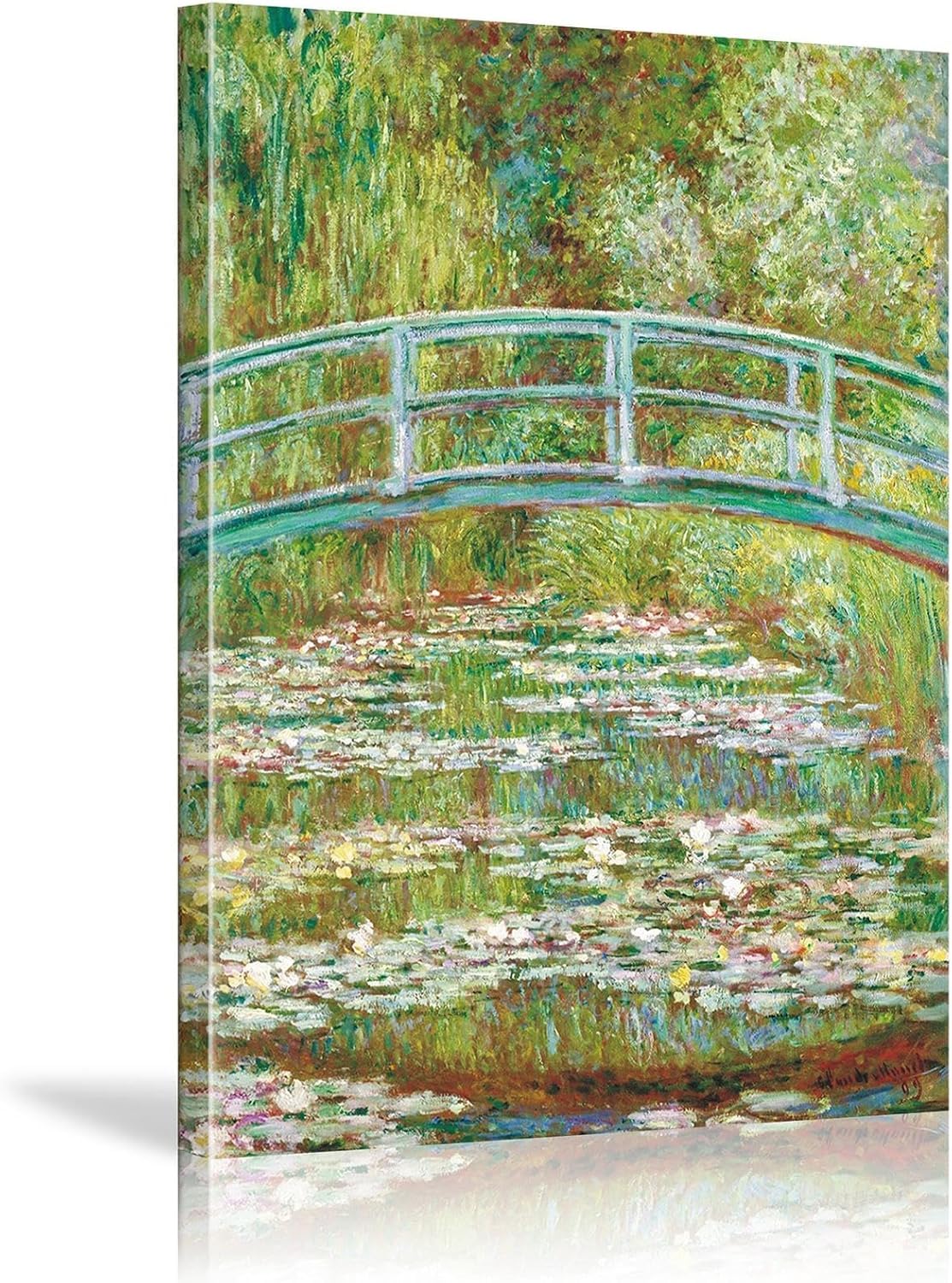 Amazon｜ポスター クロード・モネ：睡蓮の池と日本橋 アートプリント