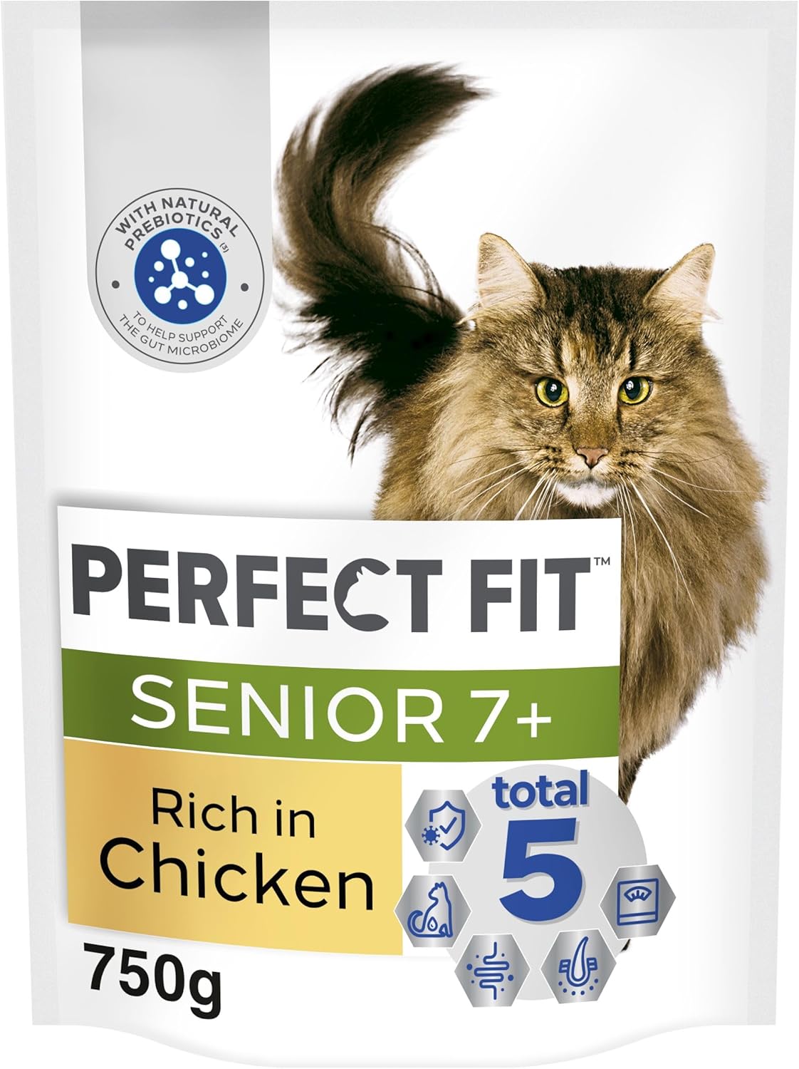 Perfect Fit Senior 7+ Complete Dry Cat Food for Senior Cats Aged 7