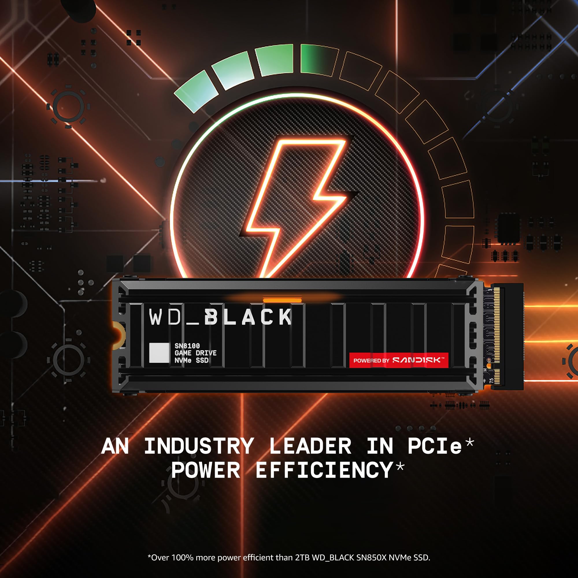 内蔵型SSD WD BLACK SN8100 4TB SSD WD Black SN8100 4TB M.2 NVMe Solid State Drive / SSD - WDS400T1X0M