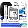 CareLiving BGM101 Blood Glucose Monitor Kit, 100 Test Strips, 100 Lancets, 1 Blood Glucose Meter, 1 Lancing Device, Diabetes Testing Kit, Portable Blood Sugar Test Kit, Glucometer Kit for Home