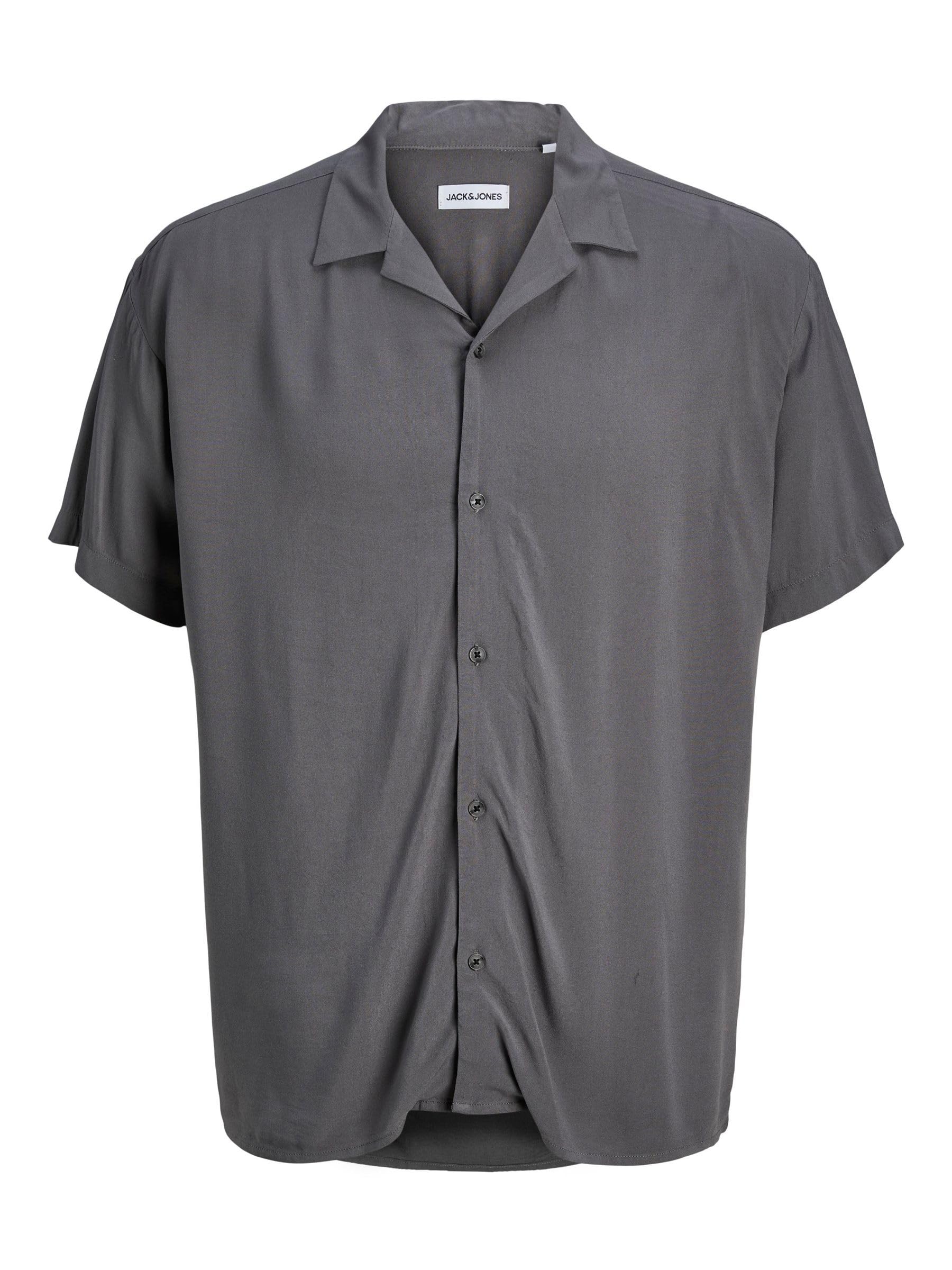 JJEJEFF SOLID Resort Shirt S/S SN PLS