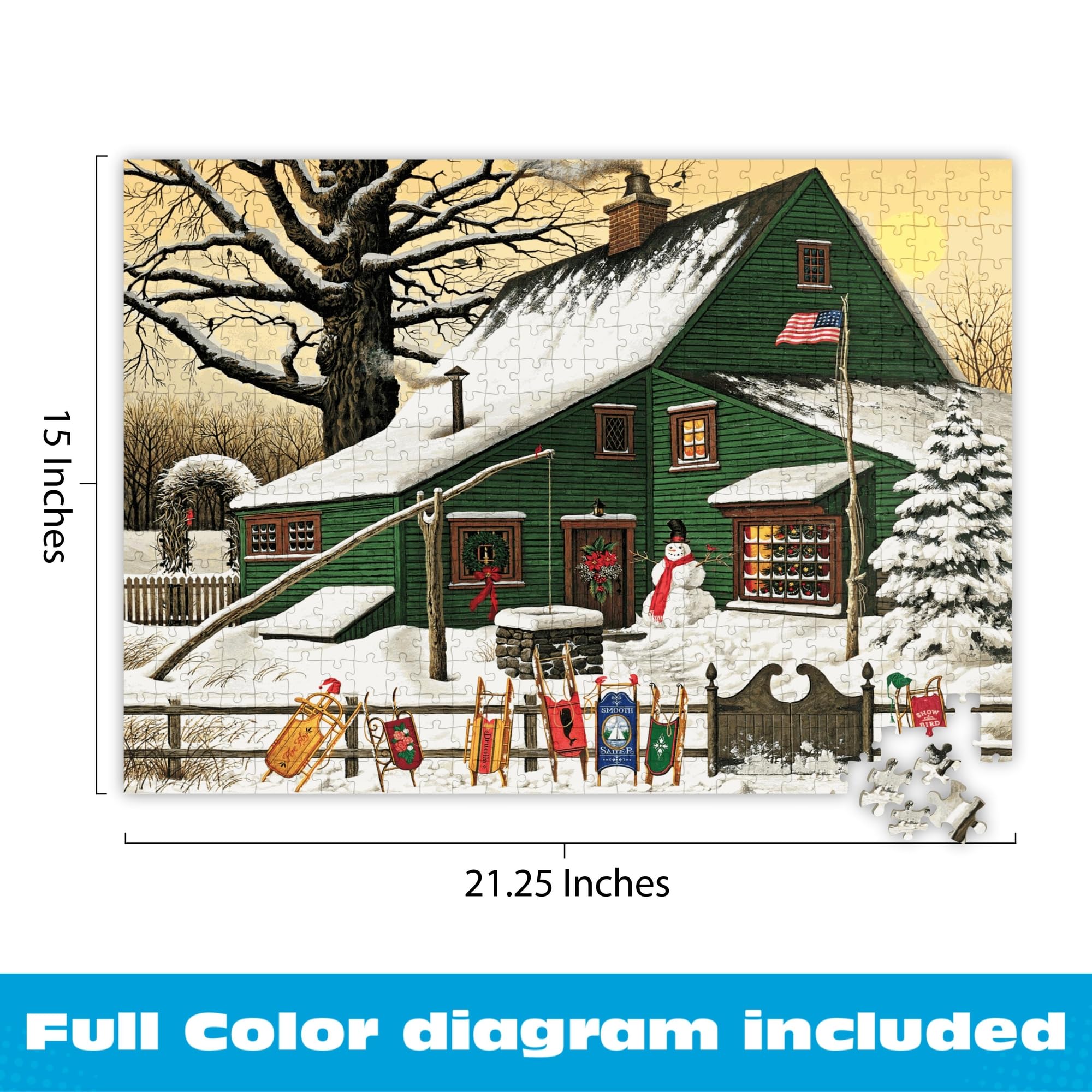 Amazon.com: Buffalo Games - Charles Wysocki - Cocoa Break at the