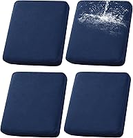 Vista 1 de LiveGo Funda de cojín para sofá de patio, impermeable, de repuesto, para muebles de patio, fundas de asiento de silla, protector suave y flexible