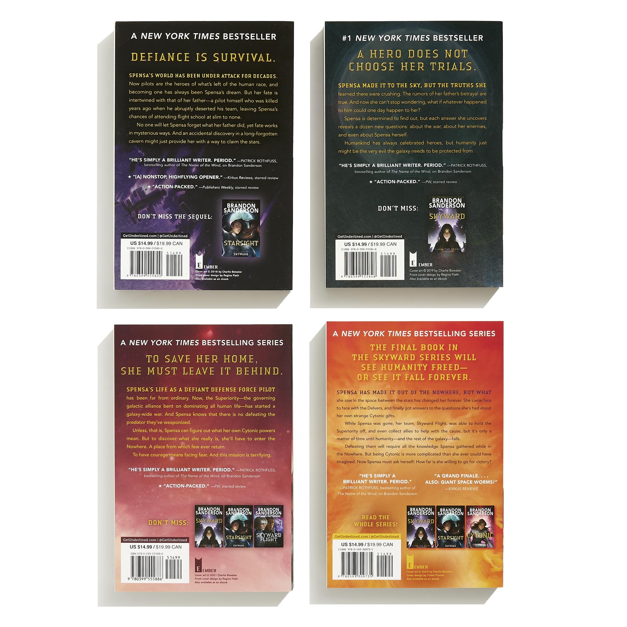 Skyward: Skyward / Starsight / Cytonic / Defiant: 1-4