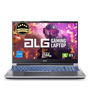 Acer ALG, 13th Gen Intel Core i5-13420H, NVIDIA GeForce RTX 3050-6GB DDR6, 16GB RAM, 512GB SSD, FHD 15.6"/39.62 cm, 144Hz, Windows 11 Home, Steel Gray, 1.99 KG, AL15G-53,Gaming Laptop - Amazon product rated Grade A