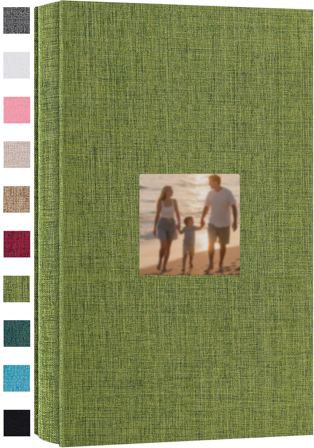 Ponping Photo Album 6x4 300 Photos Linen Cover Picture Photo Book for Family Wedding Anniversary Baby Vacation