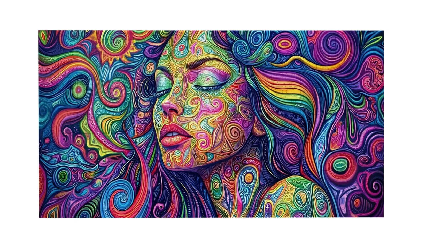 Puzzle dla dorosłych 1100 elementów, kolorowe puzzle dla kobiet, dla dorosłych klasyczne puzzle i od 14 lat junior, rodzinna rozrywka domowa puzzle prezent 87x42cm l-65