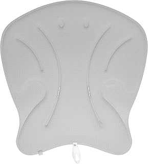 Ubbi Stingray Nonslip Sink Bathtub Pad Baby Bath Cushion, Sink Bather for Baby, Soft Baby Bath Cushion, Newborn Must Have, Gray