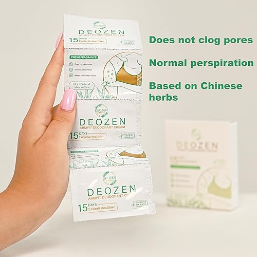 Miniatura 3 de Deozen Crema desodorante axila  Desodorante natural para mujeres y hombres, herbario  Dura hasta 15 días por aplicación