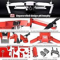 Vista 2 de Wrapgrade Mono Skin para DJI Mavic Pro (azul caribeño)