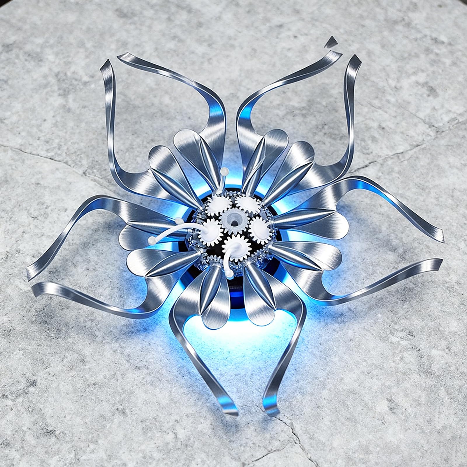 Interaktive RGB-Beleuchtung, mechanische Blumendekoration mit Fernbedienung für Büro und Spielzimmer