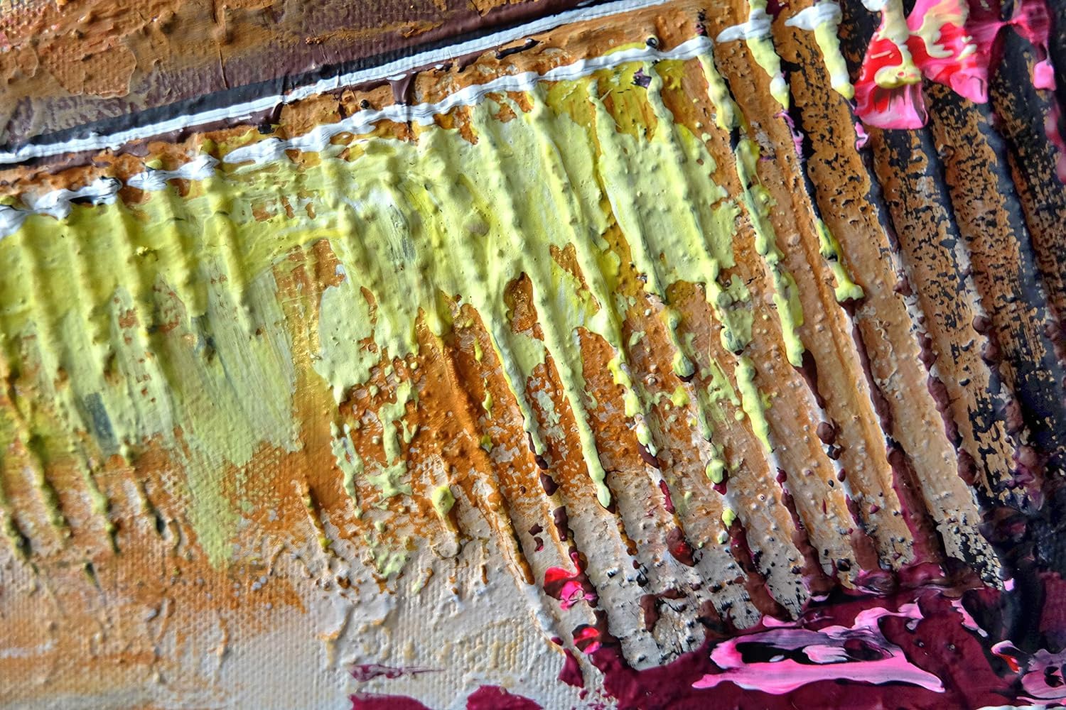 Monica Mirafiori I "Minimalist 140x70 cm I Quadro 100% Dipinto a Mano I Pittura Acrilica I Arte Moderna I Quadri Moderni