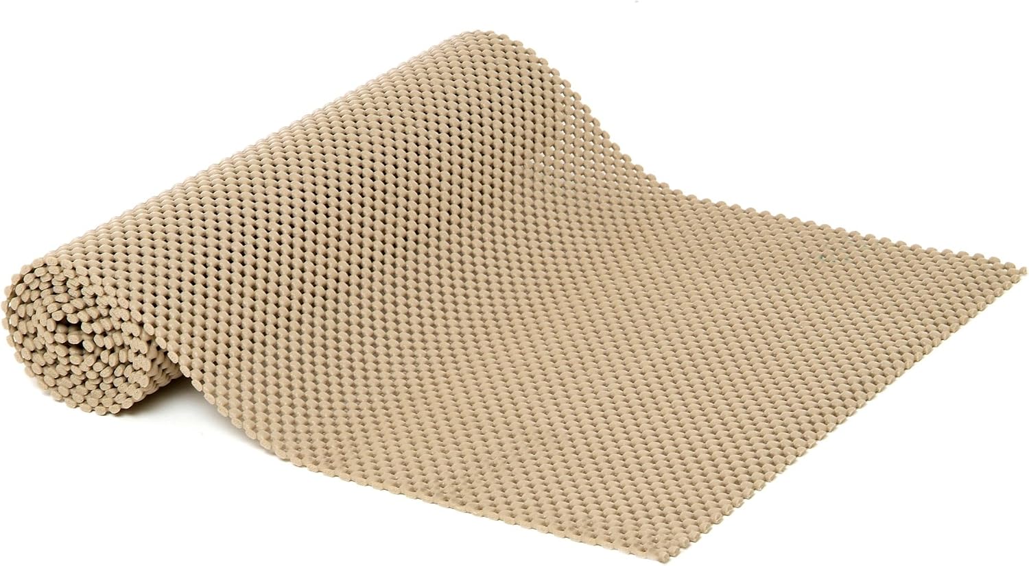 Con-Tact Brand Grip Premium Shelf Liner, Thick and Non-Adhesive Drawer Liner, Multi-Purpose and Easy to Use, 20" x 4', Taupe, Pack of 1 image 4