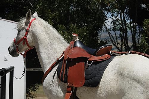 Miniatura 5 de CTK SADDLERY Western Saddle SVC001 con collar de pecho y crupper