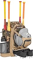 Easton Walk-Off Ethos Backpack: Baseball & Softball Equipment Bag with Bat Sleeves, Helmet Holder & Cleat Pocket