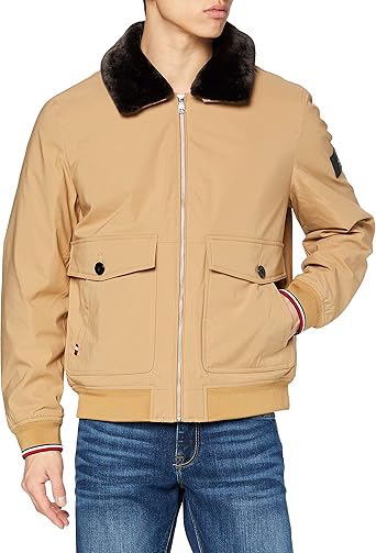 tommy padded bomber jacket
