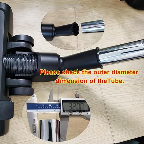 Miniatura 4 de EZ SPARES Repuesto para cabezal universal de cepillo de piso para aspiradora, 1 1/4 pulgadas 1.260 in, 2 nuevas funciones a elegir (en el suelo y la