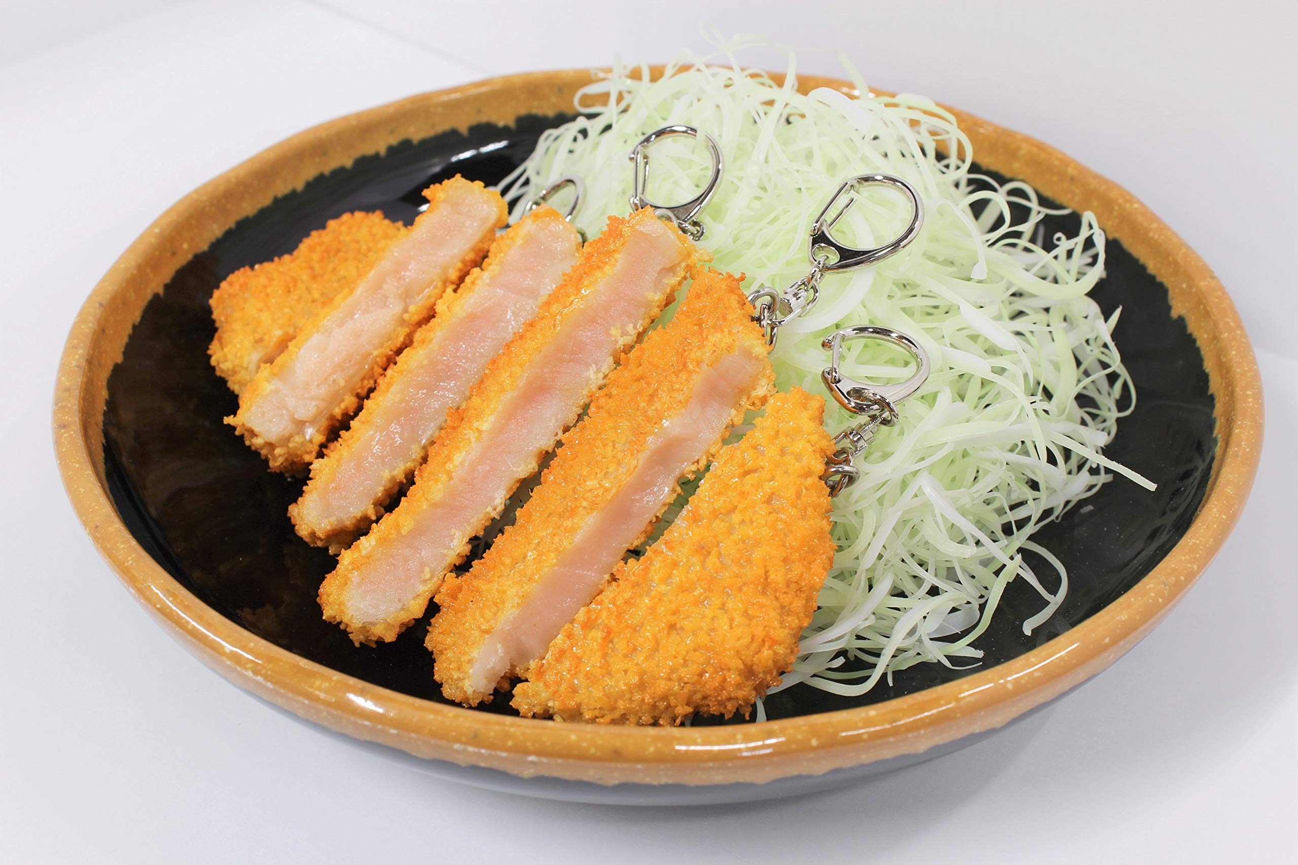Amazon.co.jp: 食品サンプル 8切れセット 勝つカツ勝つトンカツ 