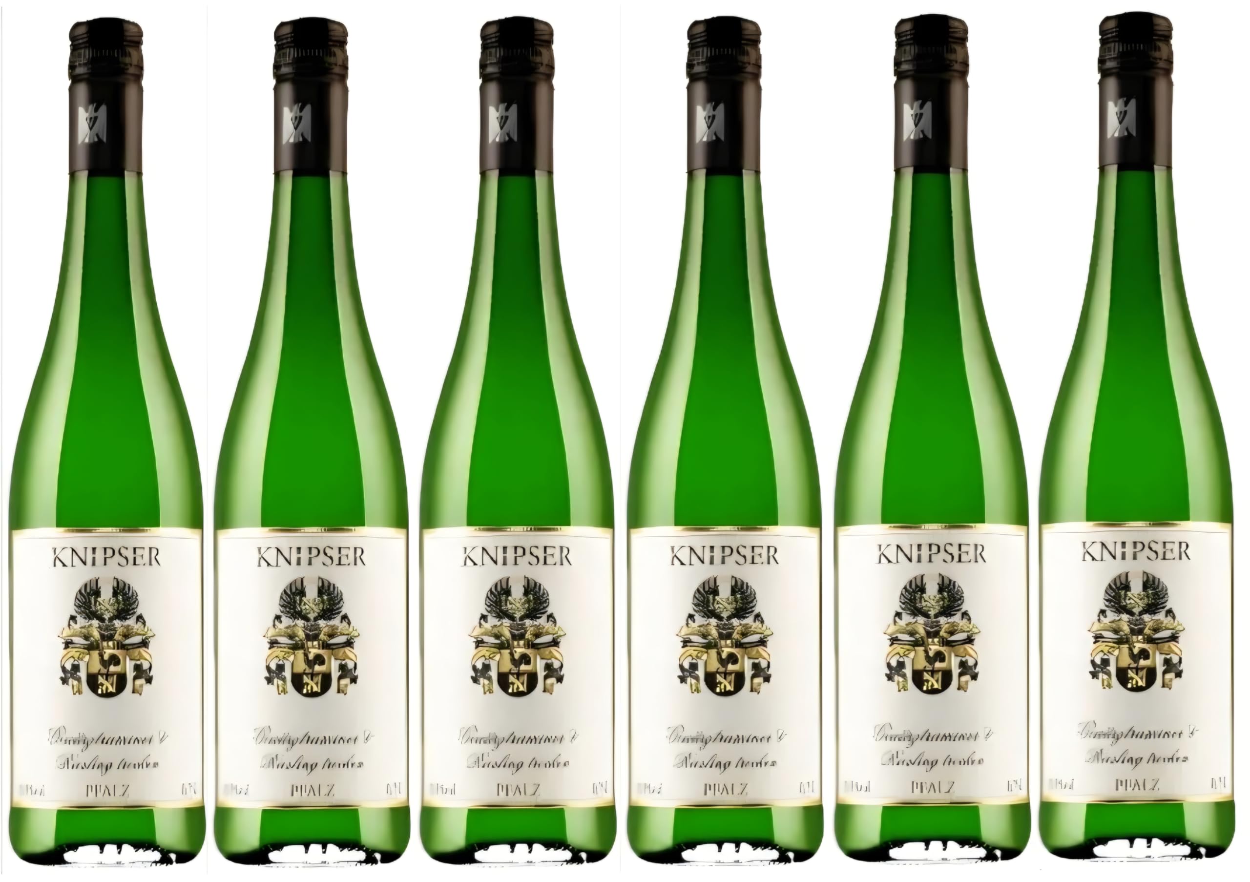 Knipser Qualitätswein Gewürztraminer & Riesling trocken 2022 6 Flaschen zu je 0,75 Liter