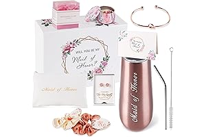 Will You Be My Maid of Honor Gift Set: Exclusive Rose Gold...