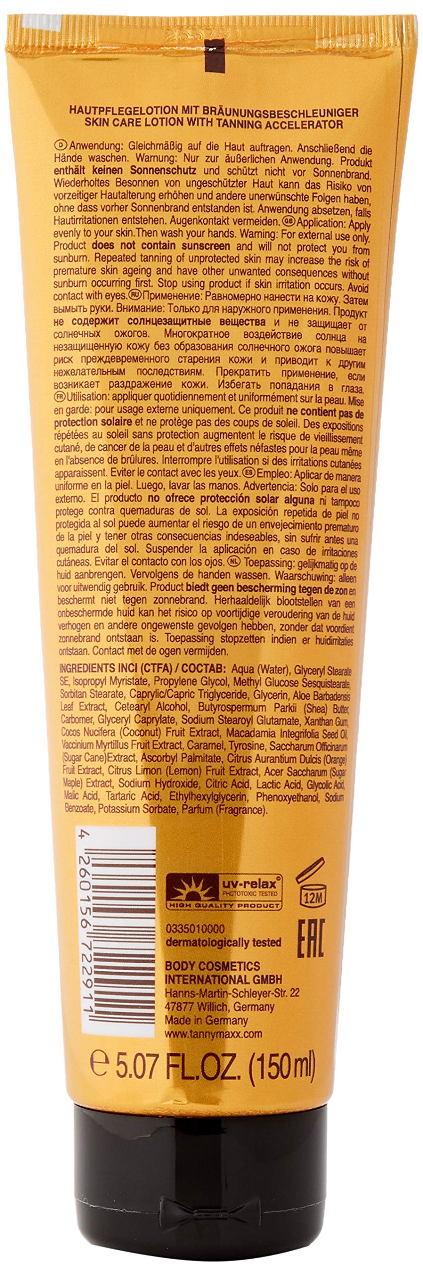 TannyMaxx Masło kokosowe 150 ml - masło kokosowe i shea - brązowe - do ciemnych odcieni skóry - kremowe