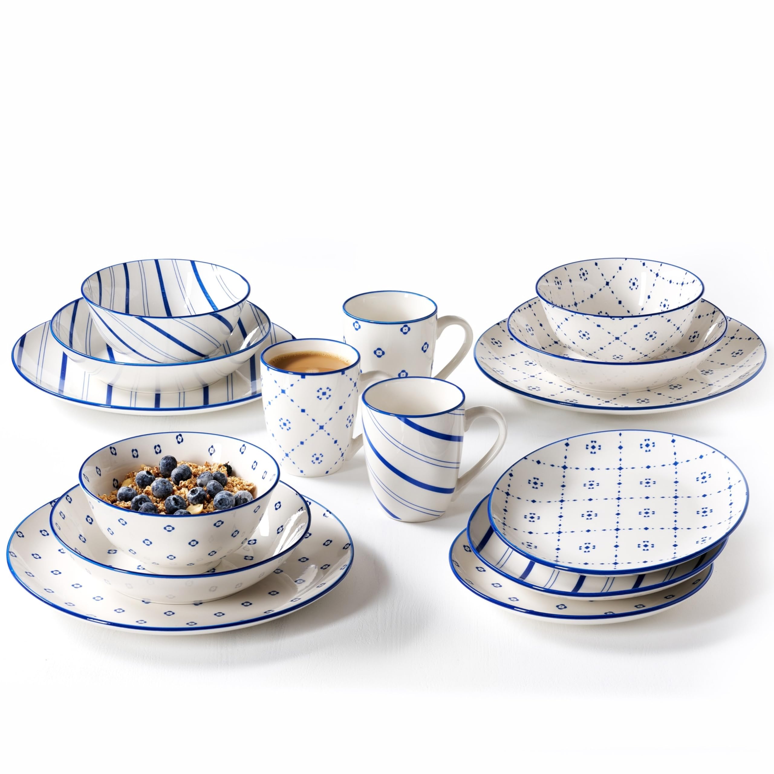 Kombiset Fusion, 30-teilig, Blau