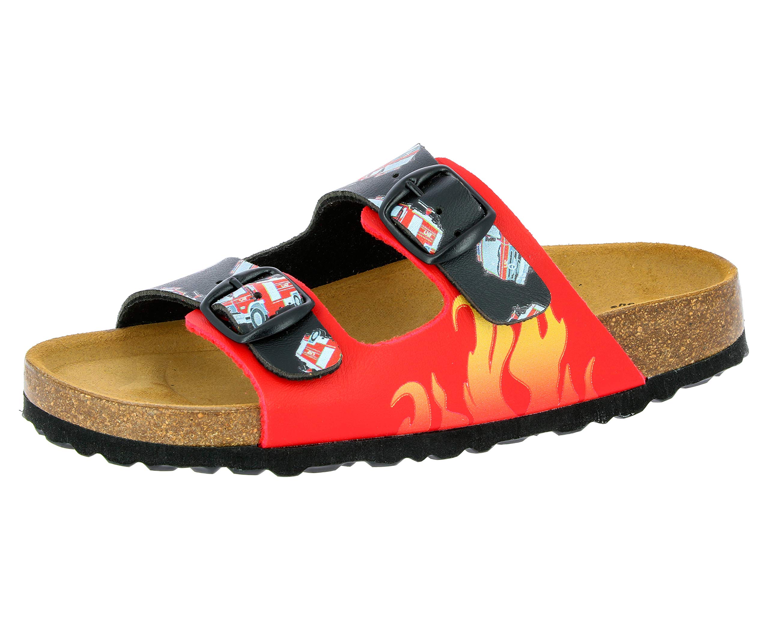 Lico Jungen Bioline Kids Flame Pantoletten