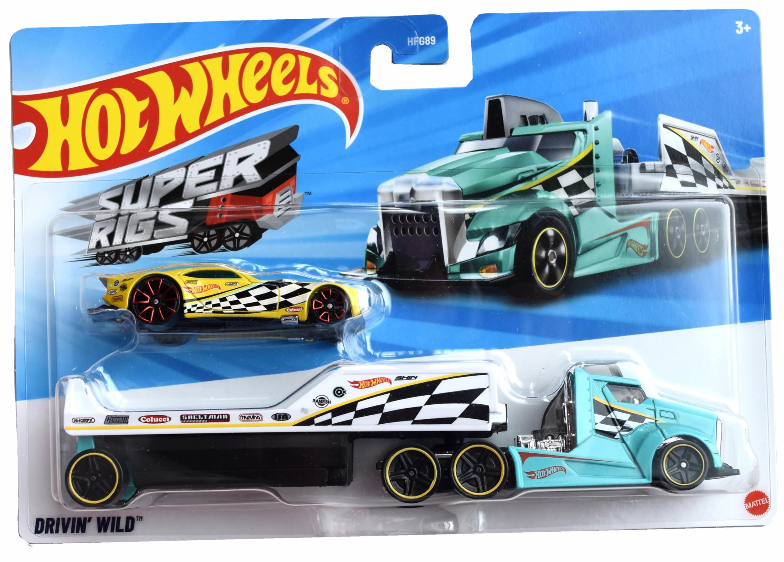 ホットウィール　スーパーリグス Amazon.com: Hot Wheels Super Rigs Drivin Wild : Toys & Games