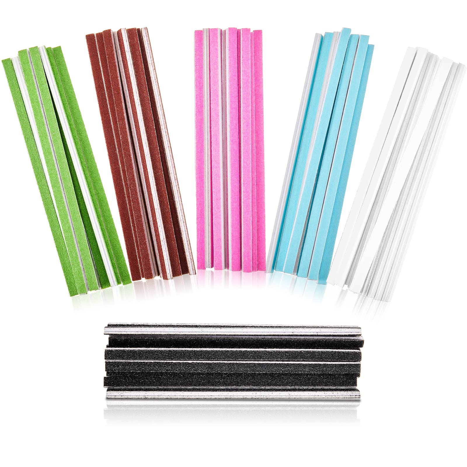 Honoson 60 Pieces Sanding Twigs Cushioned Abrasive Sanding Sticks for Models Woodworking Hobby Arts Crafts Supplies