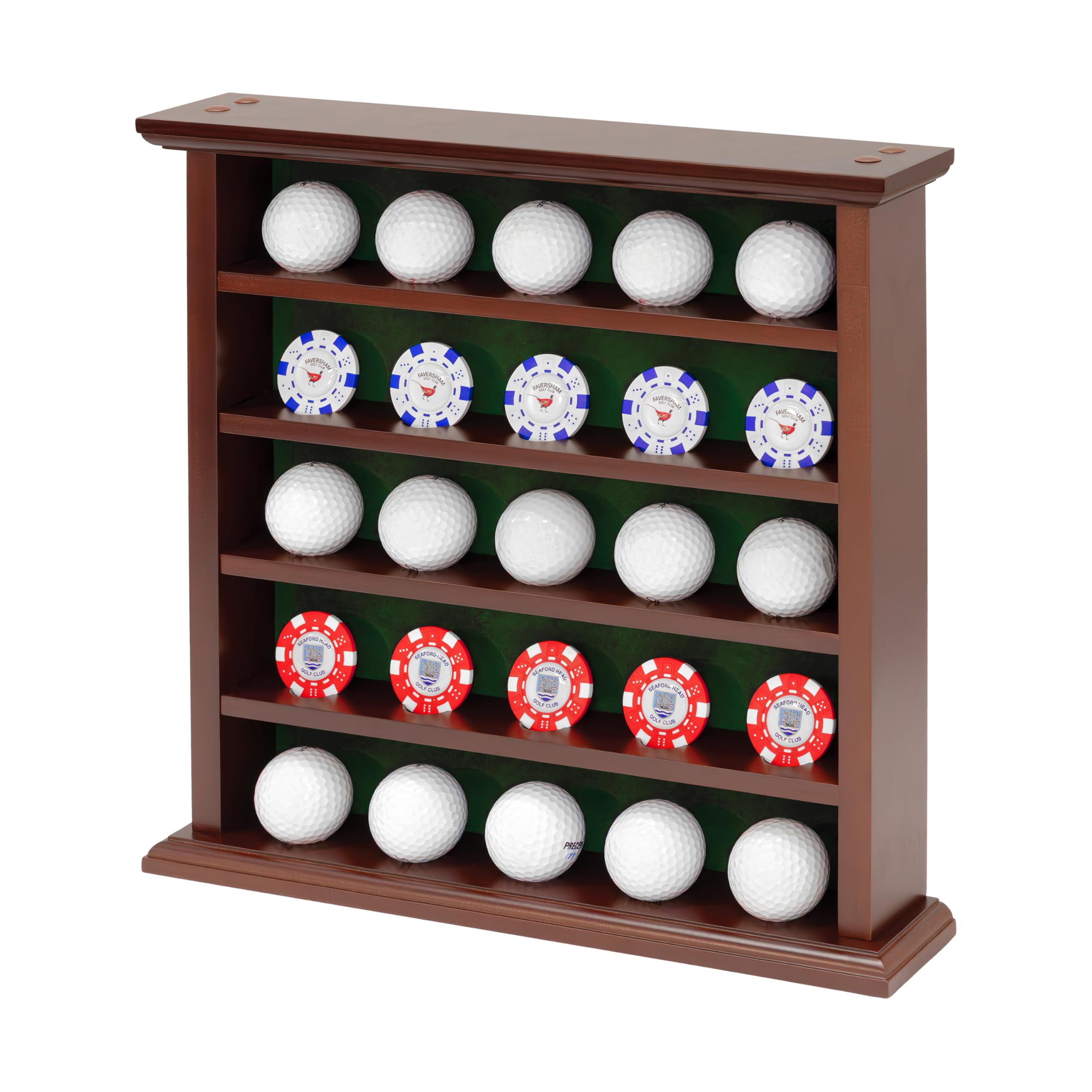 Longridge Espositore per palline da golf in legno 25 palline