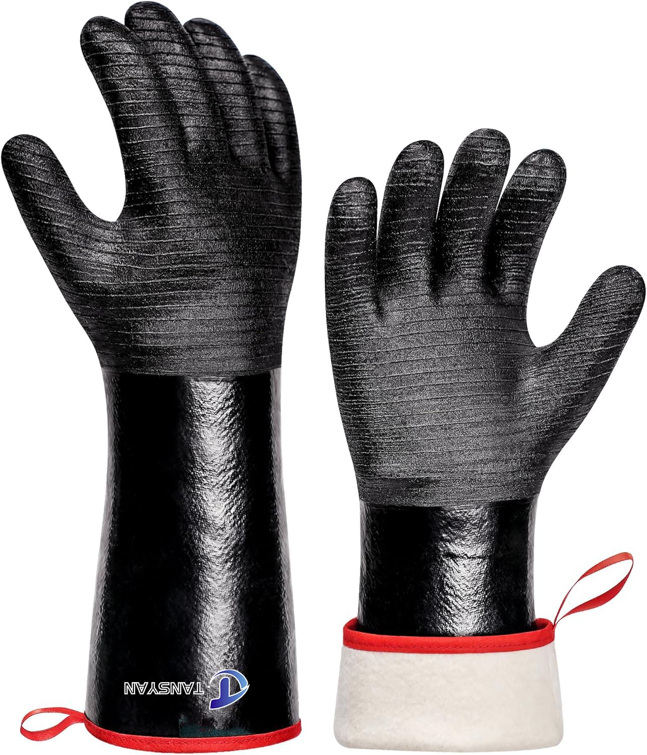 TANSYAN BBQ Gloves, 932°F Extreme Heat Resistant Gloves for Grill